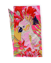 Cockatoo Satin Neck Scarf Scarf Foxyavenue UK